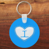 Sleutelhanger met hartmonogram (Voorkant)