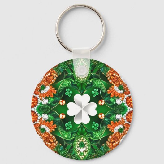 Sleutelhanger met Ireland Colors Design (Achterkant)