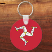 Sleutelhanger met Isle of Man Flag, Verenigd Konin (Voorkant)