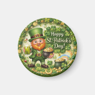Sleutelhanger met kabouter voor St. Patrick's Day Magneet