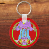 Sleutelhanger met kappen (Voorkant)