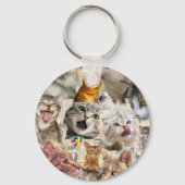 Sleutelhanger met katten collage (Achterkant)