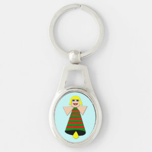 Sleutelhanger met kerstAngel Bell