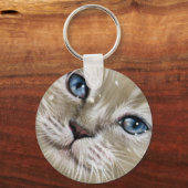 Sleutelhanger met kerstkeukengezicht (Voorkant)