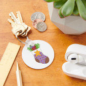 Sleutelhanger met kerststaart
