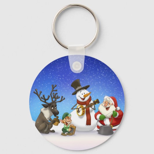 Sleutelhanger met kersttang (Voorkant)