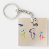 Sleutelhanger met kindertekening (Voorkant)