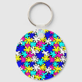 Sleutelhanger met kleurloze helderspots (Voorkant)