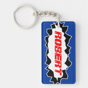 Sleutelhanger met koele gescheurde gat ontwerp