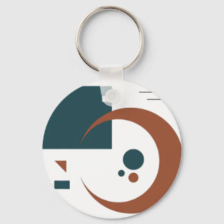 Sleutelhanger met leuke geometrische vormgeving