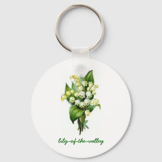Sleutelhanger met Lily-of-the-Valley Design