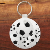 Sleutelhanger met meerdere Voetballen (Voorkant)