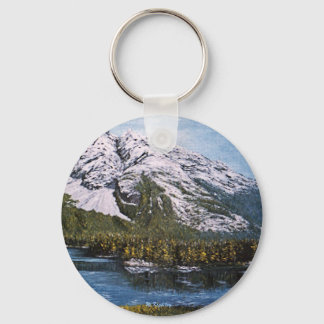 Sleutelhanger met "Mooi berglandschap"