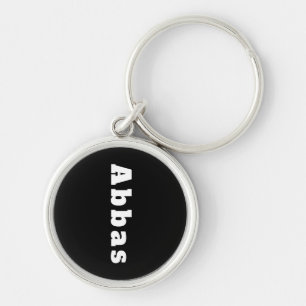 Sleutelhanger met naam Abbas
