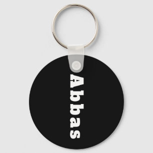 Sleutelhanger met naam Abbas