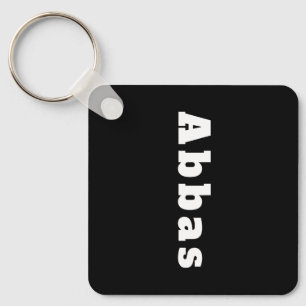 Sleutelhanger met naam Abbas