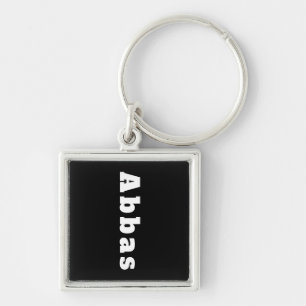 Sleutelhanger met naam Abbas