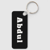 Sleutelhanger met naam Abdul (Achterkant)