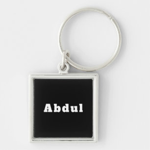 Sleutelhanger met naam Abdul