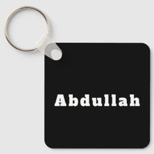 Sleutelhanger met naam Abdullah
