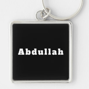 Sleutelhanger met naam Abdullah