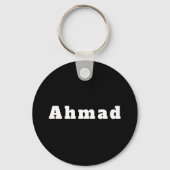 Sleutelhanger met naam Ahmad (Achterkant)