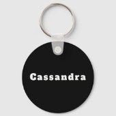 Sleutelhanger met naam Cassandra (Voorkant)