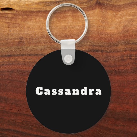 Sleutelhanger met naam Cassandra (Achterkant)