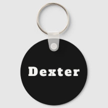 Sleutelhanger met naam Dexter