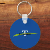 Sleutelhanger met Naam en Initiaal Blue HAMbyWG (Voorkant)