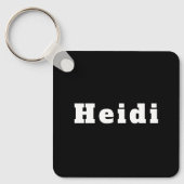 Sleutelhanger met naam Heidi (Voorkant)