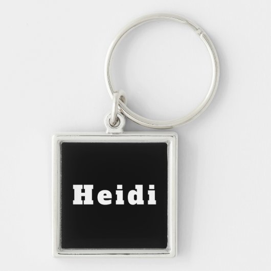 Sleutelhanger met naam Heidi (Voorkant)