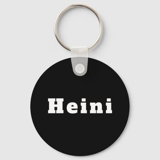 Sleutelhanger met naam Heini (Voorkant)