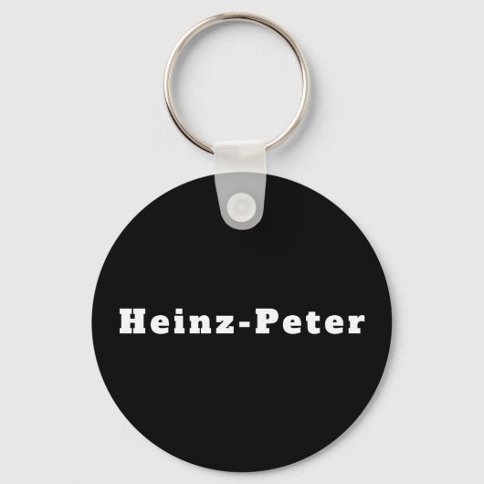 Sleutelhanger met naam Heinz-Peter (Voorkant)