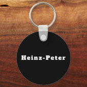 Sleutelhanger met naam Heinz-Peter (Voorkant)
