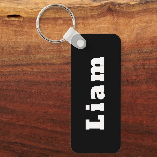 Sleutelhanger met naam Liam (Voorkant)