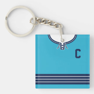 Sleutelhanger met naam & nummer van shirt, Hockey 