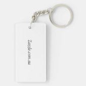 Sleutelhanger met natuur ontwerp (achterkant)