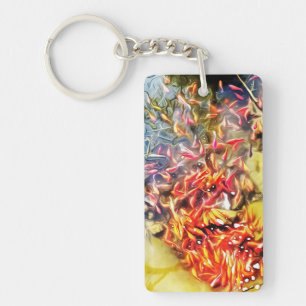 Sleutelhanger met natuur ontwerp