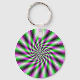 Sleutelhanger met neondraaiend wiel