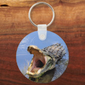 Sleutelhanger met open bek alligator (Voorkant)