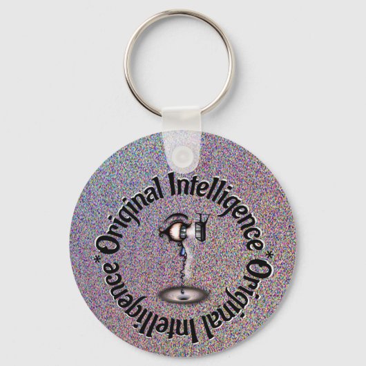 Sleutelhanger met Originele Intelligentie (O.I.) (Voorkant)