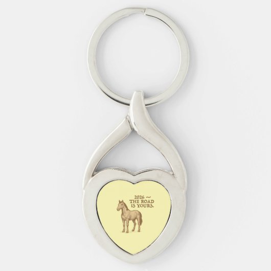 Sleutelhanger met paard (Voorkant)