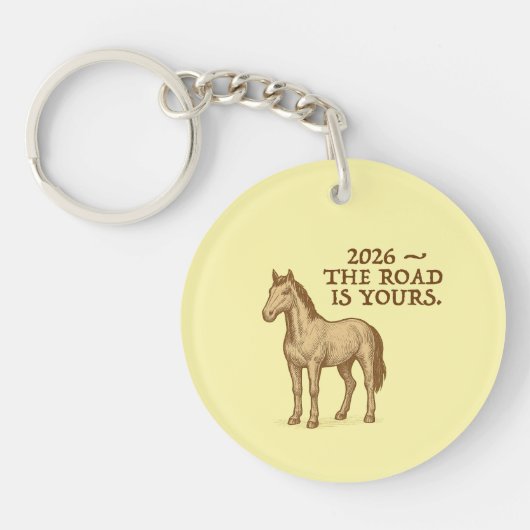 Sleutelhanger met paard (Voorkant)