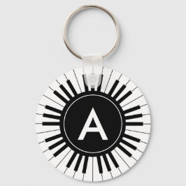 Sleutelhanger met pianotoetsenbord