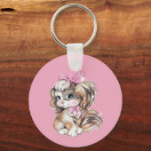 Sleutelhanger met puppy (Voorkant)
