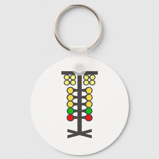 Sleutelhanger met racekerstbomen slepen (Voorkant)