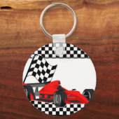 Sleutelhanger met racewagen (Voorkant)