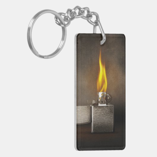 Sleutelhanger met rechthoek (dubbelzijdig) (Voorkant Links)