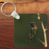 Sleutelhanger met robijnkeelkolibrie  (Voorkant)